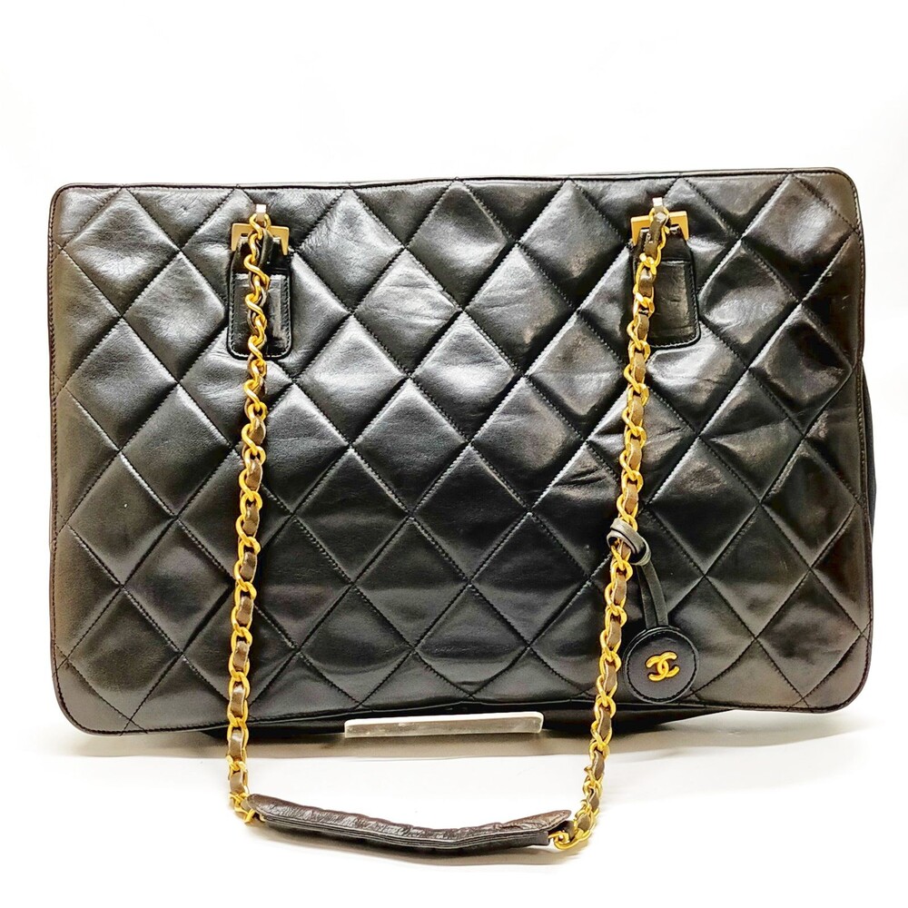 Chanel Tote Bag Matelasse Brown Lamb #193929C58